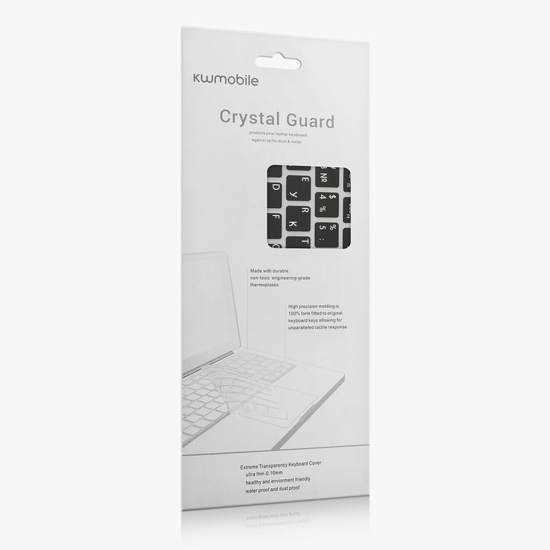 Laptop, Telefoane si Tablete - Laptopuri si accesorii - Piese laptop - Folii protectie si autocolante laptop - Folie tastatura laptop Kwmobile pentru Apple MacBook Air 15.3 M2 2023 (A2941), antizgarieturi, antipraf, silicon, negru - Infinity.ro