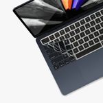Laptop, Telefoane si Tablete - Laptopuri si accesorii - Piese laptop - Folii protectie si autocolante laptop - Folie tastatura laptop Kwmobile pentru Apple MacBook Air 15.3 M2 2023 (A2941), antizgarieturi, antipraf, silicon, negru - Infinity.ro