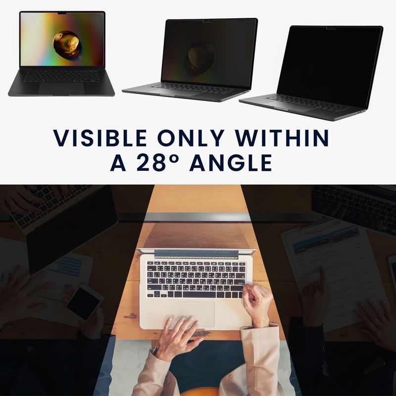 Laptop, Telefoane si Tablete - Laptopuri si accesorii - Piese laptop - Folii protectie si autocolante laptop - Folie de protectie Kwmobile pentru Apple MacBook Pro 14.2 2021 (A2442), aplicare usoara, antireflex, PET, negru - Infinity.ro