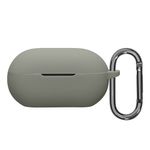 TV, Audio-Video si Foto - Portabile audio - Casti audio - Husa casti Kwmobile pentru Beats Solo Buds, protectie la zgarieturi, Silicon, gri - Infinity.ro