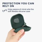 TV, Audio-Video si Foto - Portabile audio - Casti audio - Husa casti Kwmobile pentru Beats Fit Pro, protectie la zgarieturi, Silicon, verde - Infinity.ro