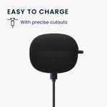 TV, Audio-Video si Foto - Portabile audio - Casti audio - Husa casti Kwmobile pentru Shokz OpenDots ONE, protectie la zgarieturi, Silicon, negru - Infinity.ro
