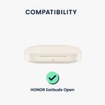 TV, Audio-Video si Foto - Portabile audio - Casti audio - Husa casti Kwmobile pentru Honor Earbuds Open, protectie la zgarieturi, Silicon, roz - Infinity.ro