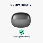 TV, Audio-Video si Foto - Portabile audio - Casti audio - Husa casti Kwmobile pentru Shokz OpenDots ONE, protectie la zgarieturi, Silicon, negru - Infinity.ro