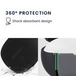 TV, Audio-Video si Foto - Portabile audio - Casti audio - Husa casti Kwmobile pentru Shokz OpenDots ONE, protectie la zgarieturi, Silicon, negru - Infinity.ro