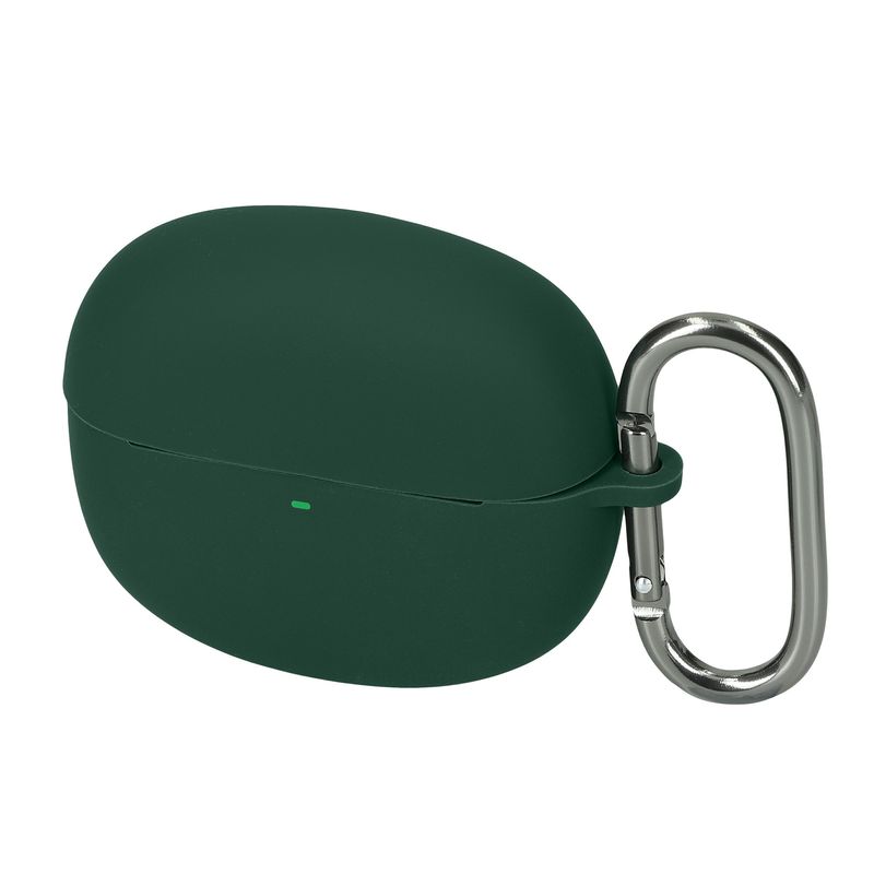 TV, Audio-Video si Foto - Portabile audio - Casti audio - Husa casti Kwmobile pentru Baseus Bowie MC1 Open Ear, protectie la zgarieturi, Silicon, verde - Infinity.ro
