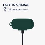 TV, Audio-Video si Foto - Portabile audio - Casti audio - Husa casti Kwmobile pentru Anker Soundcore C50i, protectie la zgarieturi, Silicon, verde - Infinity.ro