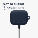 TV, Audio-Video si Foto - Portabile audio - Casti audio - Husa casti Kwmobile pentru Anker Soundcore K20i, protectie la zgarieturi, Silicon, albastru - Infinity.ro