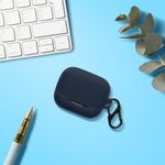 TV, Audio-Video si Foto - Portabile audio - Casti audio - Husa casti Kwmobile pentru Anker Soundcore K20i, protectie la zgarieturi, Silicon, albastru - Infinity.ro