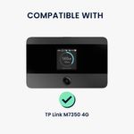 PC, gaming si accesorii - Retelistica - Cabluri si accesorii - Husa router Kwmobile pentru TP-Link M7350 4G LTE Mobile Wi-Fi, silicon, portocaliu - Infinity.ro