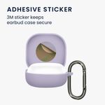 TV, Audio-Video si Foto - Portabile audio - Casti audio - Husa casti Kwmobile pentru Samsung Galaxy Buds FE, protectie la zgarieturi, Silicon, mov - Infinity.ro