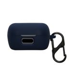 TV, Audio-Video si Foto - Portabile audio - Casti audio - Husa casti Kwmobile pentru Sennheiser ACCENTUM True Wireless, prindere cu carabina, antizgarieturi, Silicon, albastru - Infinity.ro