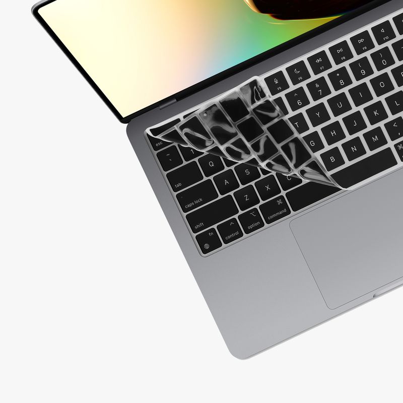 Laptop, Telefoane si Tablete - Laptopuri si accesorii - Piese laptop - Folii protectie si autocolante laptop - Folie tastatura laptop Kwmobile pentru Apple MacBook Air 13.6 M3 2024 (A3113), antizgarieturi, antipraf, silicon, negru - Infinity.ro