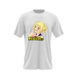 Fashion, accesorii si bijuterii - Barbati - Imbracaminte - Tricouri si bluze barbati - Tricou barbati Hero Academia Himiko Toga Anime Girl, alb, marime 2XL - Infinity.ro