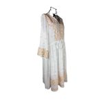 Fashion, accesorii si bijuterii - Femei - Imbracaminte femei - Rochii femei - Rochie dama AU26 alb/verde , marimea S - Infinity.ro
