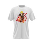 Fashion, accesorii si bijuterii - Barbati - Imbracaminte - Tricouri si bluze barbati - Tricou barbati Naruto Kung Fu Legend Anima Manga, alb, marime 2XL - Infinity.ro