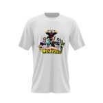Fashion, accesorii si bijuterii - Barbati - Imbracaminte - Tricouri si bluze barbati - Tricou barbati My Hero Academia All Team Gang Anime Manga, alb, marime 2XL - Infinity.ro