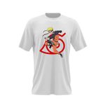 Fashion, accesorii si bijuterii - Barbati - Imbracaminte - Tricouri si bluze barbati - Tricou barbati Naruto Ninja Master Copil Chibi Anime, alb, marime 2XL - Infinity.ro
