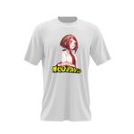 Fashion, accesorii si bijuterii - Barbati - Imbracaminte - Tricouri si bluze barbati - Tricou barbati My Hero Academi Class 1-A Ochaco Anime Girl, alb, marime 2XL - Infinity.ro