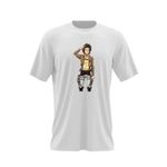 Fashion, accesorii si bijuterii - Barbati - Imbracaminte - Tricouri si bluze barbati - Tricou barbati Mikasa Attack on Titan AOT Manga Anime, alb, marime 2XL - Infinity.ro