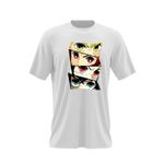 Fashion, accesorii si bijuterii - Barbati - Imbracaminte - Tricouri si bluze barbati - Tricou barbati Kimetsu no Yaiba Blande Priviri Dark Anime, alb, marime 2XL - Infinity.ro