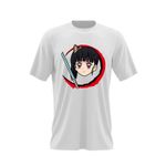 Fashion, accesorii si bijuterii - Barbati - Imbracaminte - Tricouri si bluze barbati - Tricou barbati Demon Slayer Kanao Tsuyuri Sabie Katana, alb, marime 2XL - Infinity.ro