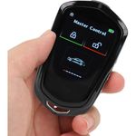 Auto si Moto - Electronice auto - Accesorii electronice auto - Cheie Auto Smart cu Display 858 Negru, Activare Keyless Entry, 4 butoane, LCD cu touchscreen - Infinity.ro