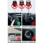 Auto si Moto - Electronice auto - Accesorii electronice auto - Cheie Auto Smart cu Display 858 Argintiu,, Activare Keyless Entry, 4 butoane, LCD cu touchscreen - Infinity.ro