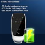 Auto si Moto - Electronice auto - Accesorii electronice auto - Cheie Auto Smart cu Display CerCip 799 Negru, Activare Keyless Entry, 4 butoane, LCD cu touchscreen - Infinity.ro