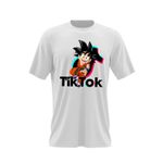 Fashion, accesorii si bijuterii - Barbati - Imbracaminte - Tricouri si bluze barbati - Tricou barbati Son Goku Tiktoker Dragon Ball Z Tiktok, alb, marime 2XL - Infinity.ro