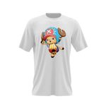 Fashion, accesorii si bijuterii - Barbati - Imbracaminte - Tricouri si bluze barbati - Tricou barbati One Piece Chopper Dragobete Valentines Day Love Gift, alb, marime 2XL - Infinity.ro