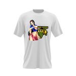 Fashion, accesorii si bijuterii - Barbati - Imbracaminte - Tricouri si bluze barbati - Tricou barbati GTA Girl One Piece Nico Robin Devil, alb, marime 2XL - Infinity.ro