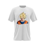 Fashion, accesorii si bijuterii - Barbati - Imbracaminte - Tricouri si bluze barbati - Tricou barbati Dragon Ball Z Vegeta Mafiot Golan Cartoon, alb, marime 2XL - Infinity.ro
