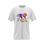 Fashion, accesorii si bijuterii - Barbati - Imbracaminte - Tricouri si bluze barbati - Tricou barbati Sonic Team Crew Chaos Roblox, alb, marime 2XL - Infinity.ro