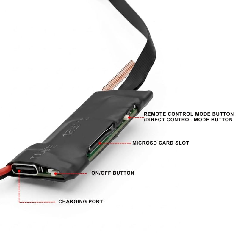 Laptop, Telefoane si Tablete - Wearables si gadgeturi - Gadgeturi - Dispozitive spionaj - Modul Camera Spion cu Telecomanda iUni IP95, Full HD, 8GB, Baterie 3000mAh - Infinity.ro