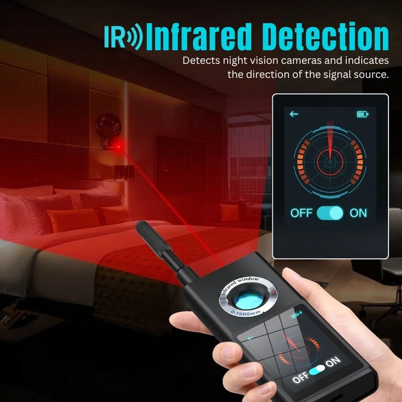 Laptop, Telefoane si Tablete - Wearables si gadgeturi - Gadgeturi - Dispozitive spionaj - Detector camere ascunse, microfoane si trackere GPS iUni F888, Ecran tactil OLED, Smart AI, Alarma, 50-8000 MHz - Infinity.ro