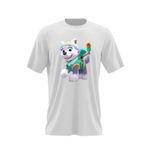 Fashion, accesorii si bijuterii - Barbati - Imbracaminte - Tricouri si bluze barbati - Tricou barbati Paw Patrol Husky Siberian Catelus Brawl Stars, alb, marime 2XL - Infinity.ro