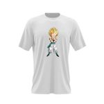 Fashion, accesorii si bijuterii - Barbati - Imbracaminte - Tricouri si bluze barbati - Tricou barbati Dragon Ball Z Goku War Soldat Anime, alb, marime 2XL - Infinity.ro