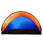Sport si Outdoor - Camping - Corturi camping - Cort plaja si picnic semi-deschis Sersimo, protectie UV, 200x120x110cm, portocaliu - Infinity.ro