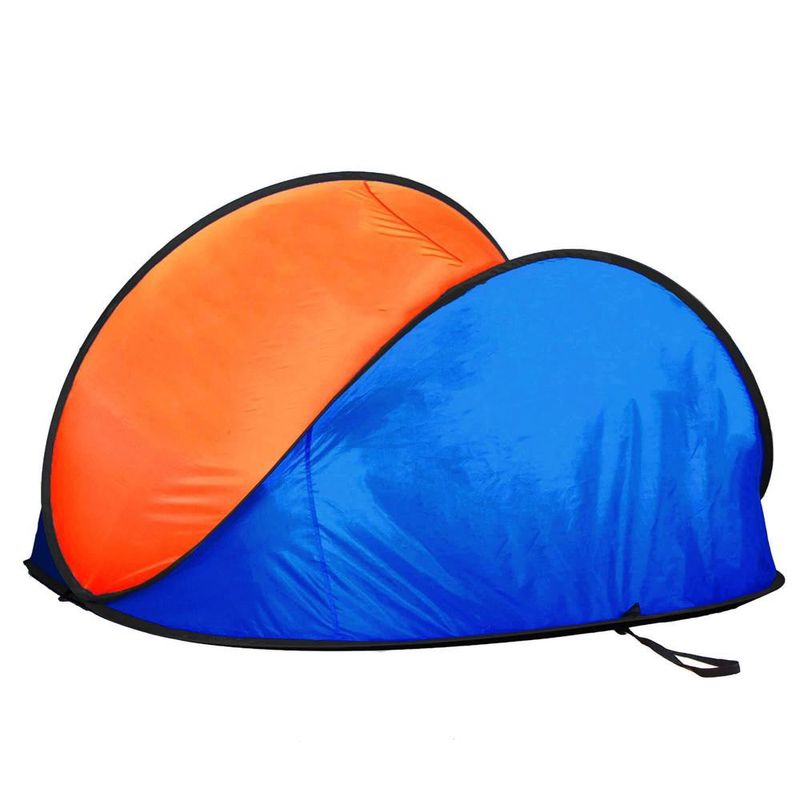 Sport si Outdoor - Camping - Corturi camping - Cort plaja si picnic semi-deschis Sersimo, protectie UV, 200x120x110cm, portocaliu - Infinity.ro