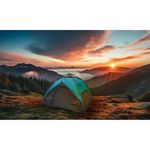 Sport si Outdoor - Camping - Corturi camping - Cort camping 3 persoane, automat cu sistem pop-up, 2 intrari, 2000 mm, 210x180x140 cm, albastru - Infinity.ro