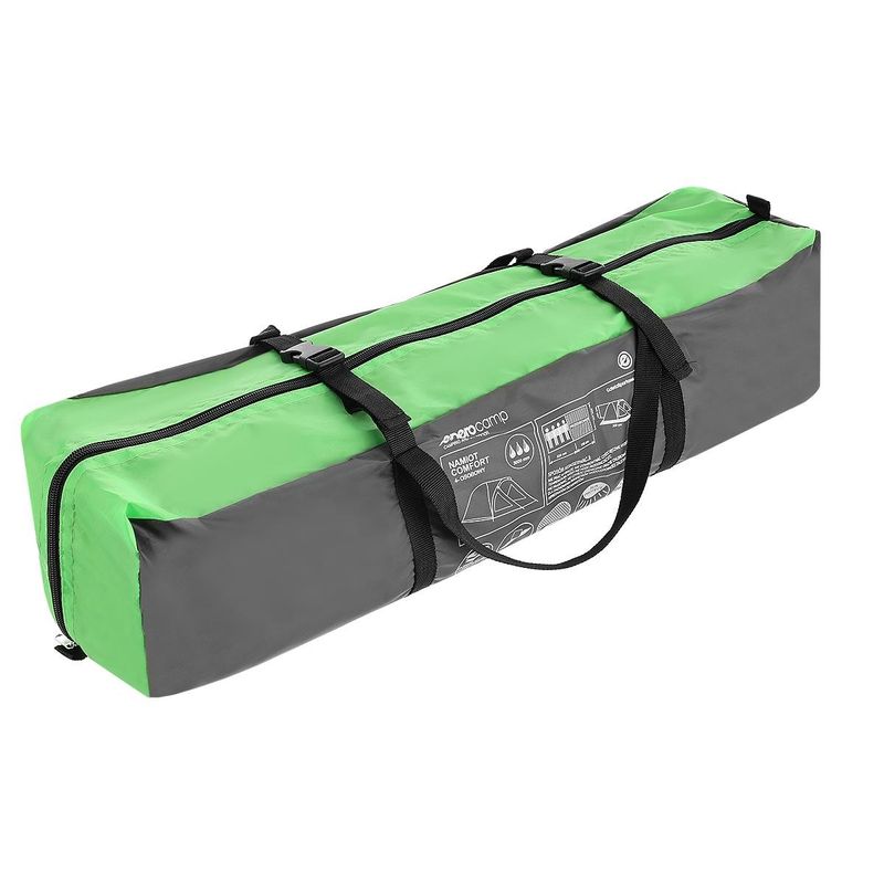 Sport si Outdoor - Camping - Corturi camping - Cort camping 4 persoane cu antreu, protectie UV, impermeabil 3000 mm, 330x250x105 cm, gri - Infinity.ro