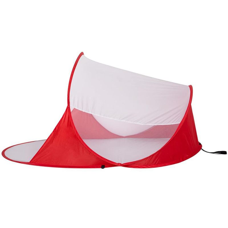 Sport si Outdoor - Camping - Corturi camping - Cort plaja si picnic semi-deschis Sersimo, protectie UV, 200x120x95cm, rosu - Infinity.ro