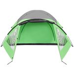 Sport si Outdoor - Camping - Corturi camping - Cort camping 4 persoane cu antreu, protectie UV, impermeabil 3000 mm, 330x250x105 cm, gri - Infinity.ro