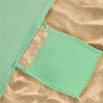 Sport si Outdoor - Camping - Corturi camping - Cort plaja xxl semi-inchis protectie uv podea izolanta, 210x120x112 cm, spatios, verde - Infinity.ro