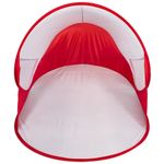 Sport si Outdoor - Camping - Corturi camping - Cort plaja si picnic semi-deschis Sersimo, protectie UV, 200x120x95cm, rosu - Infinity.ro
