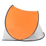 Sport si Outdoor - Camping - Corturi camping - Cort plaja si picnic semi-deschis Sersimo, protectie UV, 200x120x110cm, portocaliu gri - Infinity.ro
