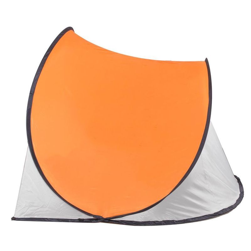 Sport si Outdoor - Camping - Corturi camping - Cort plaja si picnic semi-deschis Sersimo, protectie UV, 200x120x110cm, portocaliu gri - Infinity.ro