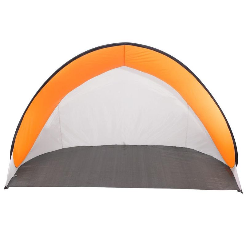 Sport si Outdoor - Camping - Corturi camping - Cort plaja si picnic semi-deschis Sersimo, protectie UV, 200x120x110cm, portocaliu gri - Infinity.ro