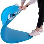 Sport si Outdoor - Camping - Corturi camping - Cort plaja autoexpansibil pop-up plasa ventilatie protectie uv, 160x140x115 cm, compact, albastru - Infinity.ro